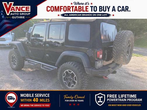 Black Clearcoat 2016 Jeep Wrangler Unlimited Rubicon