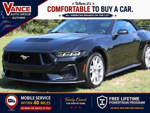 Shadow Black 2024 Ford Mustang GT Premium