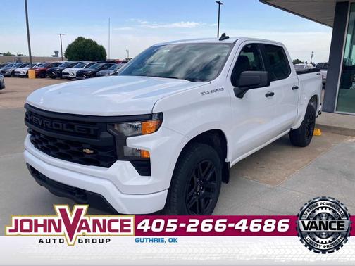 Summit White 2023 Chevrolet Silverado 1500 Custom