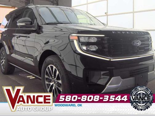 Agate Black Metallic 2025 Ford Expedition Platinum