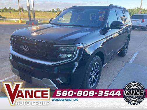 Agate Black Metallic 2025 Ford Expedition Platinum