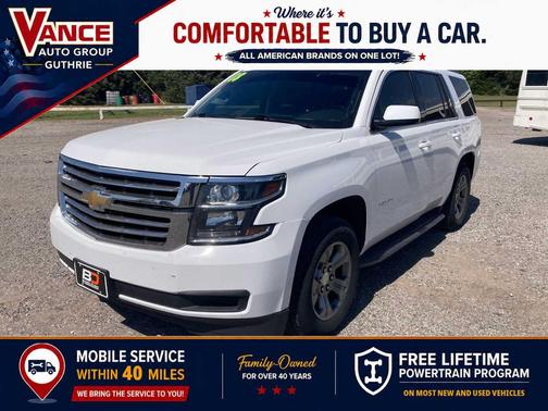 Summit White 2018 Chevrolet Tahoe LS