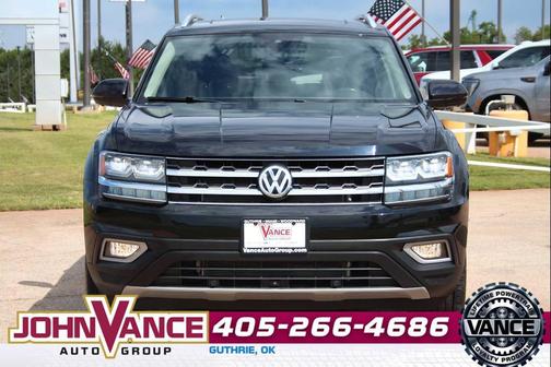 Deep Black Pearl 2019 Volkswagen Atlas 3.6L SEL Premium