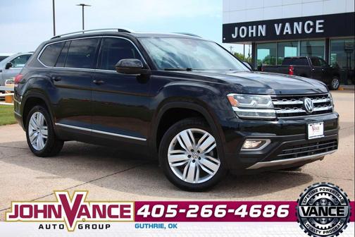Deep Black Pearl 2019 Volkswagen Atlas 3.6L SEL Premium