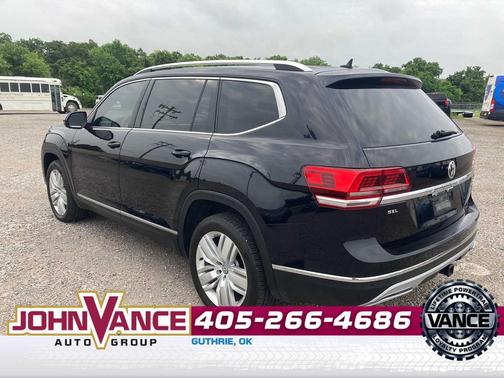 Deep Black Pearl 2019 Volkswagen Atlas 3.6L SEL Premium