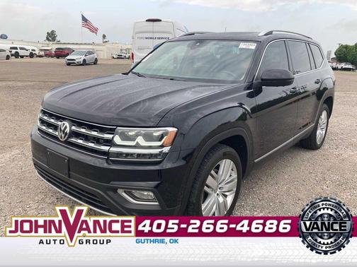 Deep Black Pearl 2019 Volkswagen Atlas 3.6L SEL Premium