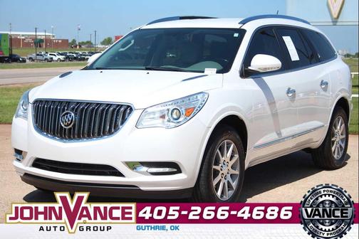 White Frost Tricoat 2017 Buick Enclave Leather
