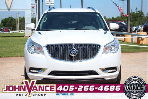 White Frost Tricoat 2017 Buick Enclave Leather