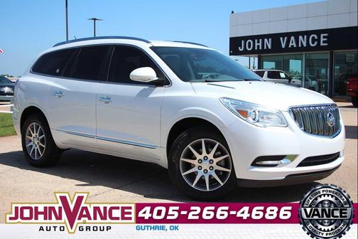 White Frost Tricoat 2017 Buick Enclave Leather