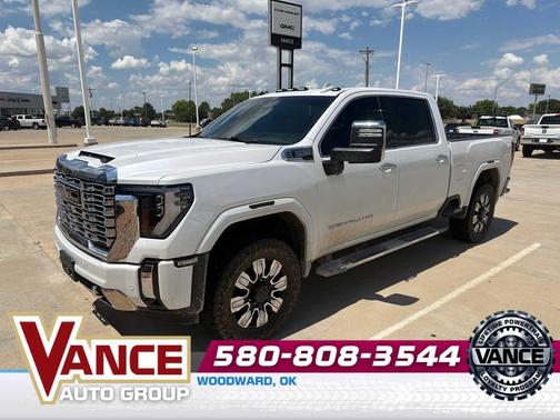 White Frost Tricoat 2024 GMC Sierra 2500 Denali