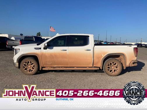 Summit White 2023 GMC Sierra 1500 SLT