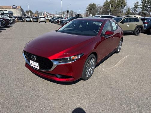 Soul Red Crystal Metallic 2026 Mazda Mazda3 FWD w/Preferred Package