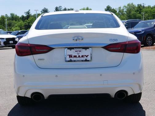 Majestic White 2020 INFINITI Q50 3.0t LUXE