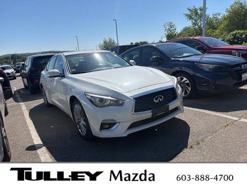 Majestic White 2020 INFINITI Q50 3.0t LUXE
