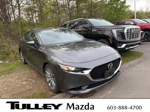 Machine Gray Metallic 2025 Mazda Mazda3 FWD w/Preferred Package