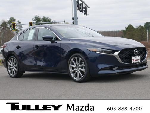 Deep Crystal Blue Mica 2021 Mazda Mazda3 AWD w/Premium Package