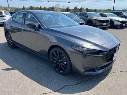 Machine Gray Metallic 2026 Mazda Mazda3 AWD w/Premium Package