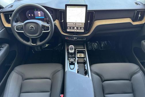 Vapour Grey Metallic 2026 Volvo XC60 Plug-In Hybrid Plus, T8 AWD Electric/Gasoline, Dark