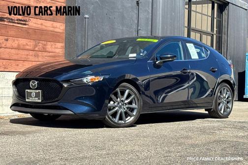 Deep Crystal Blue Mica 2023 Mazda Mazda3 FWD w/Preferred Package