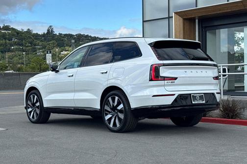 Crystal White 2026 Volvo EX90 Plus, Single Motor, Fully electric, 7 Seats