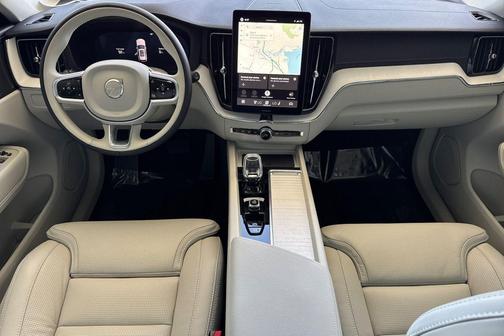 Crystal White Metallic 2026 Volvo XC60 Plug-In Hybrid Ultra, T8 AWD Electric/Gasoline, Dark
