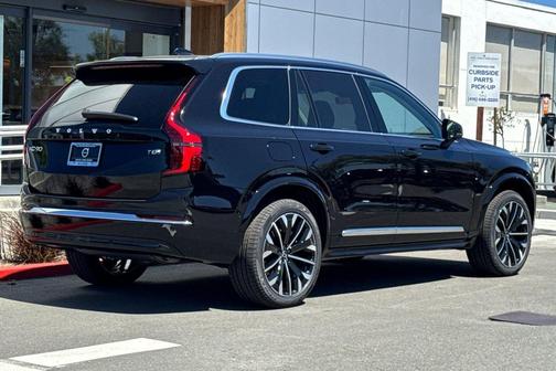 Onyx Black Metallic 2026 Volvo XC90 Plug-In Hybrid Plus, T8 AWD, Electric/Gasoline, Bright, 7 Seats