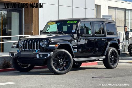 Black Clearcoat 2023 Jeep Wrangler 4xe Sahara