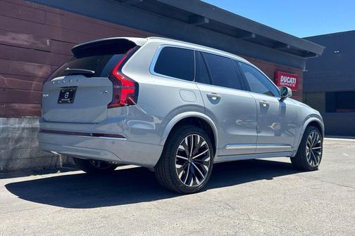 Vapour Grey Metallic 2026 Volvo XC90 Plug-In Hybrid Plus, T8 AWD, Electric/Gasoline, Bright, 7 Seats