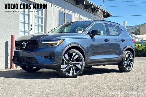 Denim Blue 2026 Volvo XC40 Plus, B5 AWD Gas (mild hybrid), Dark