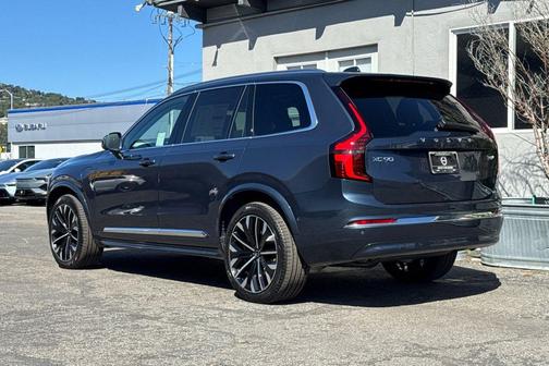 Denim Blue Metallic 2026 Volvo XC90 Plug-In Hybrid Plus, T8 AWD, Electric/Gasoline, Bright, 7 Seats