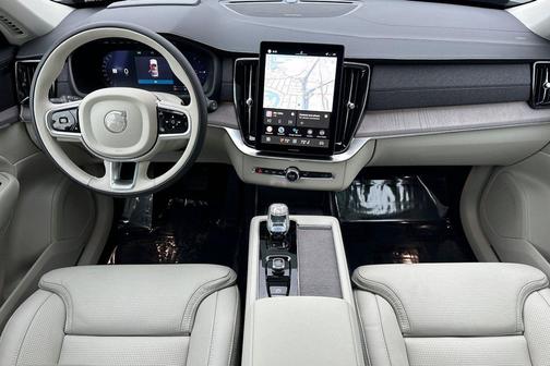 Denim Blue Metallic 2026 Volvo XC90 Plug-In Hybrid Ultra, T8 AWD, Electric/Gasoline, Bright, 7 Seats