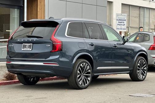 Denim Blue Metallic 2026 Volvo XC90 Plug-In Hybrid Ultra, T8 AWD, Electric/Gasoline, Bright, 7 Seats