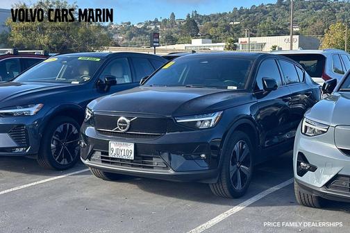 Black Stone 2023 Volvo C40 Recharge Pure Electric Twin Plus