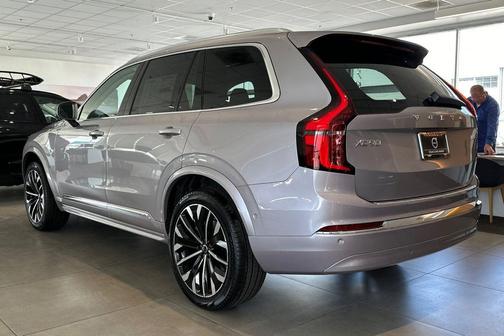 Aurora Silver 2026 Volvo XC90 Plus, B5 AWD Gas (mild hybrid), Gasoline, Bright, 7 Seats