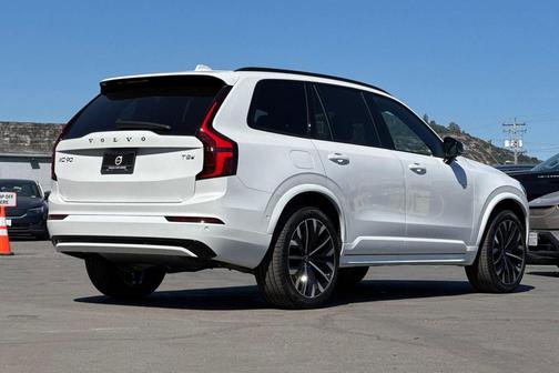 Crystal White Pearl 2026 Volvo XC90 Plug-In Hybrid Ultra Dark Theme, T8 AWD, Electric/Gasoline, 6 Seats
