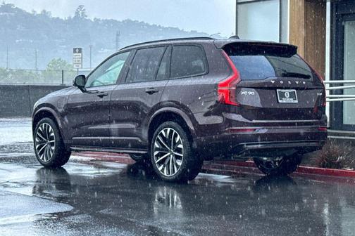 Mulberry Red Metallic 2026 Volvo XC90 Plug-In Hybrid Ultra Dark Theme, T8 AWD, Electric/Gasoline, 7 Seats