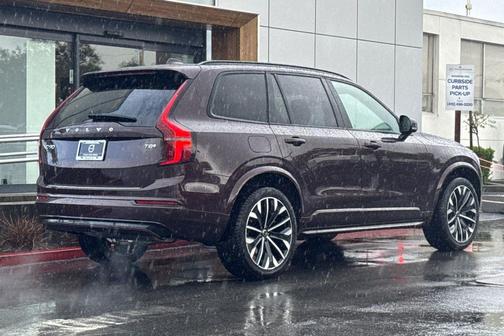 Mulberry Red Metallic 2026 Volvo XC90 Plug-In Hybrid Ultra Dark Theme, T8 AWD, Electric/Gasoline, 7 Seats