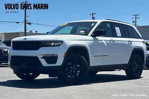 Bright White Clearcoat 2025 Jeep Grand Cherokee Limited
