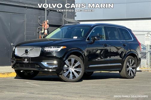 Onyx Black Metallic 2025 Volvo XC90 Plug-In Hybrid T8 Plus 6-Seater