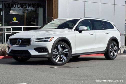 Crystal White Pearl 2026 Volvo V60 Cross Country Plus, B5 AWD Gas (mild hybrid)
