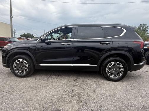 Twilight Black 2021 Hyundai SANTA FE HEV Blue