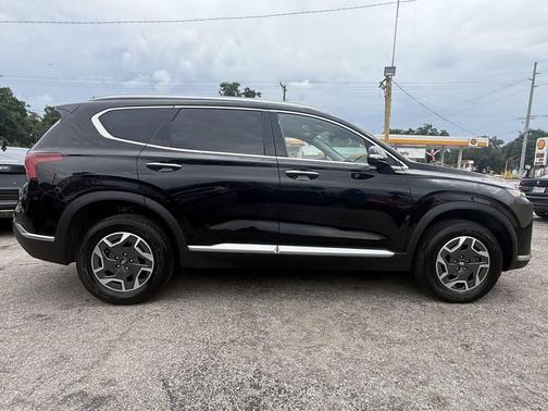 Twilight Black 2021 Hyundai SANTA FE HEV Blue