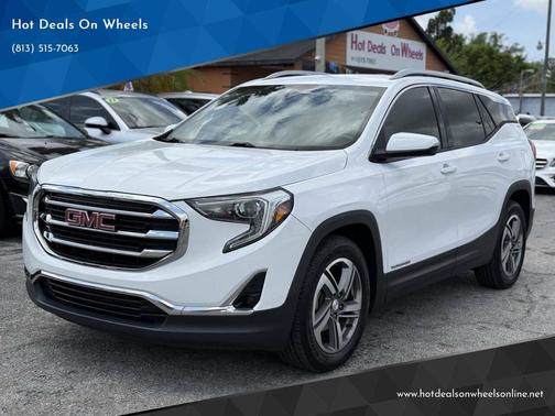 Summit White 2019 GMC Terrain SLT