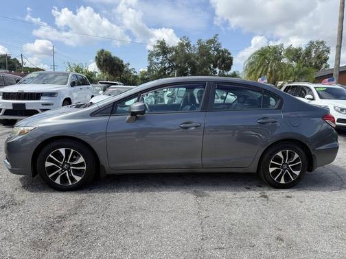 Gray 2013 Honda Civic EX-L
