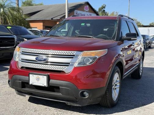 Burgundy 2013 Ford Explorer XLT