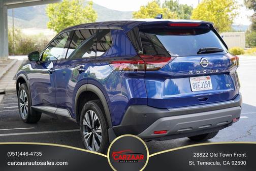 Caspian Blue Metallic 2021 Nissan Rogue SV