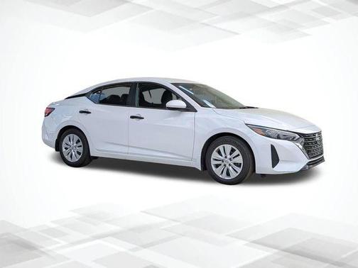 Cloud White 2025 Nissan Sentra S