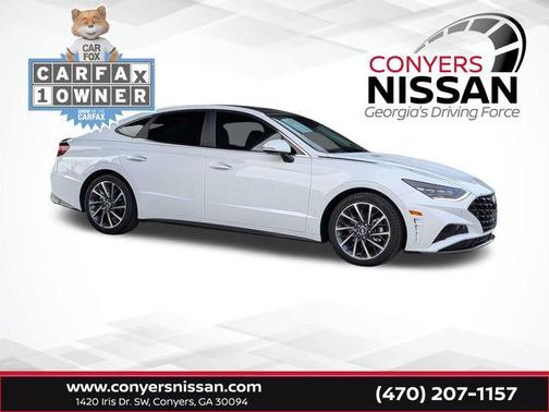 White 2023 Hyundai SONATA Limited