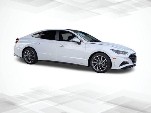 White 2023 Hyundai SONATA Limited