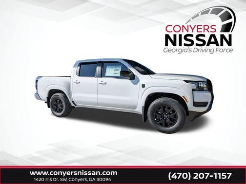 White 2026 Nissan Frontier SV